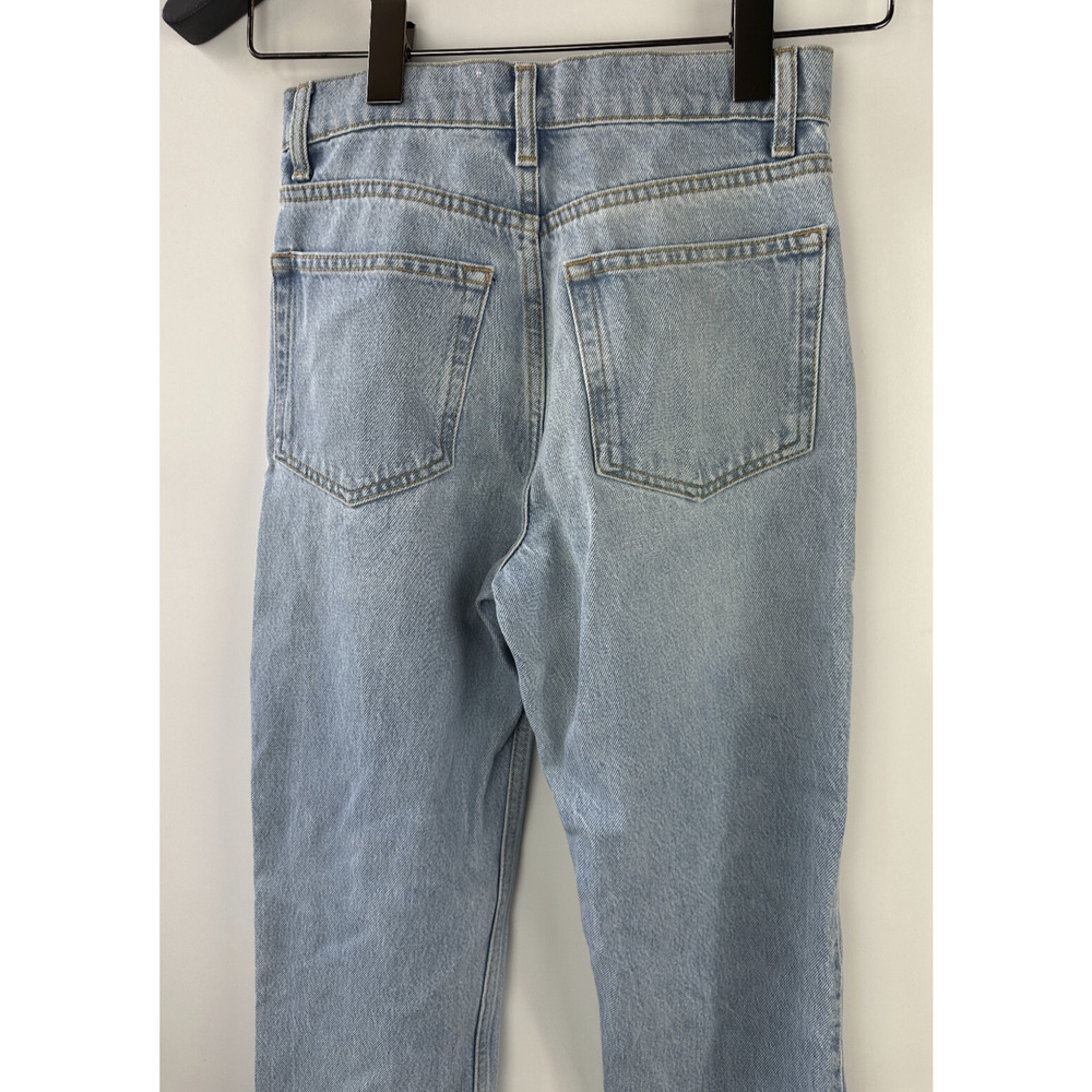 NWT Reformation Jeans Cynthia High Rise Straight Jeans Tahoe Light Wash Blue 23 - Picture 8 of 10